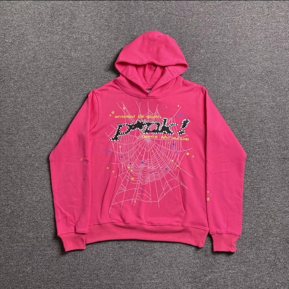 Sp5der P*NK Hoodie - Picture 1 of 2